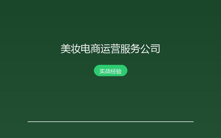美妆电商运营服务公司