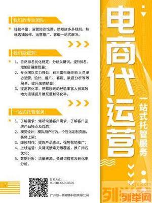 广州拼多多淘宝代运营一站托管 专业电商代运营